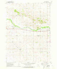 Stout Iowa Historical topographic map, 1:24000 scale, 7.5 X 7.5 Minute, Year 1971