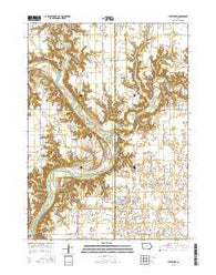 Stratford Iowa Current topographic map, 1:24000 scale, 7.5 X 7.5 Minute, Year 2015