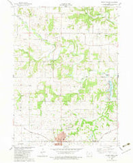 Stuart North Iowa Historical topographic map, 1:24000 scale, 7.5 X 7.5 Minute, Year 1982