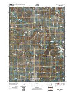 Stuart North Iowa Historical topographic map, 1:24000 scale, 7.5 X 7.5 Minute, Year 2010