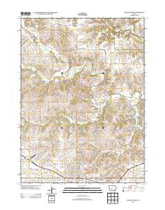 Stuart North Iowa Historical topographic map, 1:24000 scale, 7.5 X 7.5 Minute, Year 2013