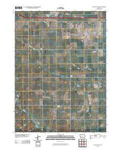 Stuart South Iowa Historical topographic map, 1:24000 scale, 7.5 X 7.5 Minute, Year 2010