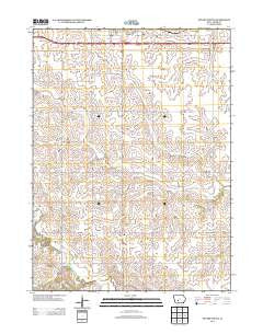 Stuart South Iowa Historical topographic map, 1:24000 scale, 7.5 X 7.5 Minute, Year 2013
