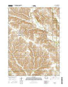 Sully Iowa Current topographic map, 1:24000 scale, 7.5 X 7.5 Minute, Year 2015