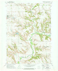 Sutherland East Iowa Historical topographic map, 1:24000 scale, 7.5 X 7.5 Minute, Year 1971