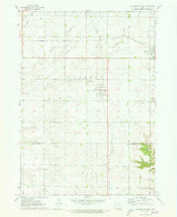 Sutherland West Iowa Historical topographic map, 1:24000 scale, 7.5 X 7.5 Minute, Year 1971