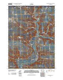 Sutherland East Iowa Historical topographic map, 1:24000 scale, 7.5 X 7.5 Minute, Year 2010