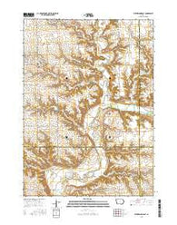 Sutherland East Iowa Current topographic map, 1:24000 scale, 7.5 X 7.5 Minute, Year 2015