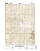 Sutherland West Iowa Current topographic map, 1:24000 scale, 7.5 X 7.5 Minute, Year 2015
