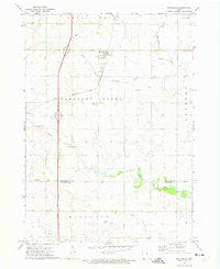 Swaledale Iowa Historical topographic map, 1:24000 scale, 7.5 X 7.5 Minute, Year 1972