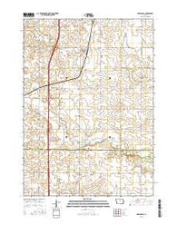 Swaledale Iowa Current topographic map, 1:24000 scale, 7.5 X 7.5 Minute, Year 2015