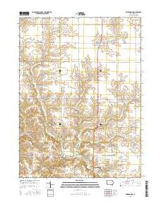 Swedesburg Iowa Current topographic map, 1:24000 scale, 7.5 X 7.5 Minute, Year 2015
