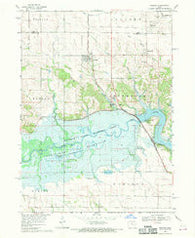 Swisher Iowa Historical topographic map, 1:24000 scale, 7.5 X 7.5 Minute, Year 1968