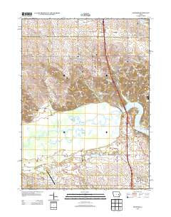 Swisher Iowa Historical topographic map, 1:24000 scale, 7.5 X 7.5 Minute, Year 2013