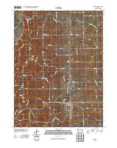 Tabor Iowa Historical topographic map, 1:24000 scale, 7.5 X 7.5 Minute, Year 2010