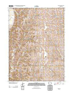 Tabor Iowa Historical topographic map, 1:24000 scale, 7.5 X 7.5 Minute, Year 2013