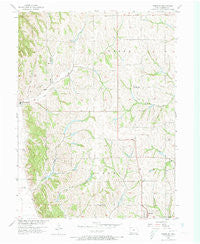 Tabor SW Iowa Historical topographic map, 1:24000 scale, 7.5 X 7.5 Minute, Year 1957