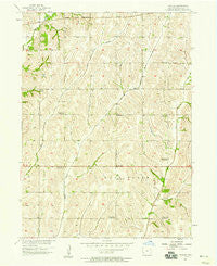 Taylor Iowa Historical topographic map, 1:24000 scale, 7.5 X 7.5 Minute, Year 1957