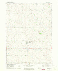 Templeton Iowa Historical topographic map, 1:24000 scale, 7.5 X 7.5 Minute, Year 1971