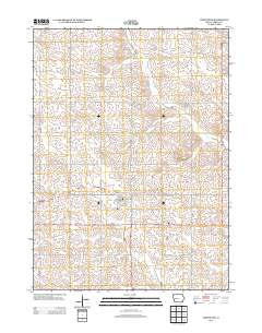 Templeton Iowa Historical topographic map, 1:24000 scale, 7.5 X 7.5 Minute, Year 2013