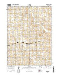 Templeton Iowa Current topographic map, 1:24000 scale, 7.5 X 7.5 Minute, Year 2015