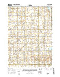 Terril Iowa Current topographic map, 1:24000 scale, 7.5 X 7.5 Minute, Year 2015