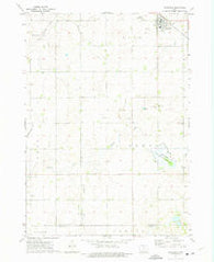 Thompson Iowa Historical topographic map, 1:24000 scale, 7.5 X 7.5 Minute, Year 1972
