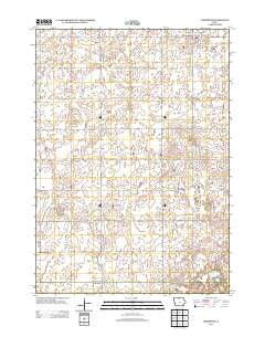 Thompson Iowa Historical topographic map, 1:24000 scale, 7.5 X 7.5 Minute, Year 2013