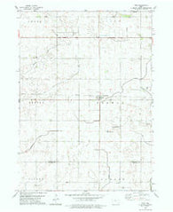 Thor Iowa Historical topographic map, 1:24000 scale, 7.5 X 7.5 Minute, Year 1979