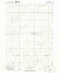 Thor Iowa Historical topographic map, 1:24000 scale, 7.5 X 7.5 Minute, Year 1979