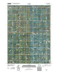 Thor Iowa Historical topographic map, 1:24000 scale, 7.5 X 7.5 Minute, Year 2010