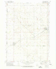Thornton Iowa Historical topographic map, 1:24000 scale, 7.5 X 7.5 Minute, Year 1972
