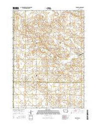Thornton Iowa Current topographic map, 1:24000 scale, 7.5 X 7.5 Minute, Year 2015