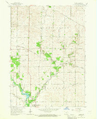 Thorpe Iowa Historical topographic map, 1:24000 scale, 7.5 X 7.5 Minute, Year 1965