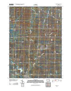 Thorpe Iowa Historical topographic map, 1:24000 scale, 7.5 X 7.5 Minute, Year 2010