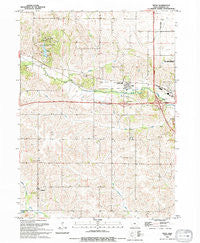 Tiffin Iowa Historical topographic map, 1:24000 scale, 7.5 X 7.5 Minute, Year 1994