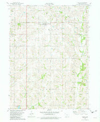 Tingley Iowa Historical topographic map, 1:24000 scale, 7.5 X 7.5 Minute, Year 1981