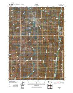 Tingley Iowa Historical topographic map, 1:24000 scale, 7.5 X 7.5 Minute, Year 2010