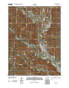 Tingley NE Iowa Historical topographic map, 1:24000 scale, 7.5 X 7.5 Minute, Year 2010