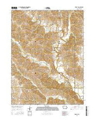 Tingley NE Iowa Current topographic map, 1:24000 scale, 7.5 X 7.5 Minute, Year 2015