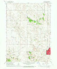 Tipton West Iowa Historical topographic map, 1:24000 scale, 7.5 X 7.5 Minute, Year 1965
