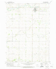 Titonka Iowa Historical topographic map, 1:24000 scale, 7.5 X 7.5 Minute, Year 1972
