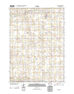 Titonka Iowa Historical topographic map, 1:24000 scale, 7.5 X 7.5 Minute, Year 2013
