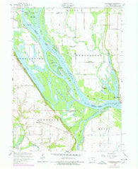Toolesboro Iowa Historical topographic map, 1:24000 scale, 7.5 X 7.5 Minute, Year 1953