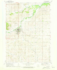 Traer Iowa Historical topographic map, 1:24000 scale, 7.5 X 7.5 Minute, Year 1971