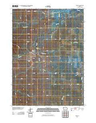 Traer Iowa Historical topographic map, 1:24000 scale, 7.5 X 7.5 Minute, Year 2010