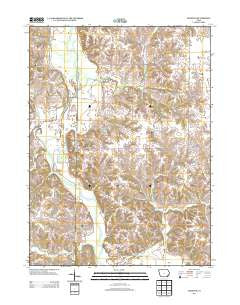 Trenton Iowa Historical topographic map, 1:24000 scale, 7.5 X 7.5 Minute, Year 2013