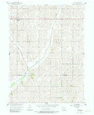 Treynor Iowa Historical topographic map, 1:24000 scale, 7.5 X 7.5 Minute, Year 1956