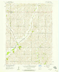 Treynor Iowa Historical topographic map, 1:24000 scale, 7.5 X 7.5 Minute, Year 1956