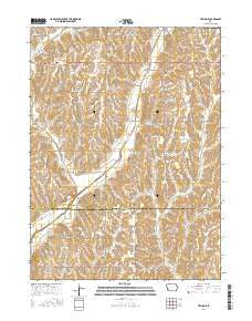 Treynor Iowa Current topographic map, 1:24000 scale, 7.5 X 7.5 Minute, Year 2015